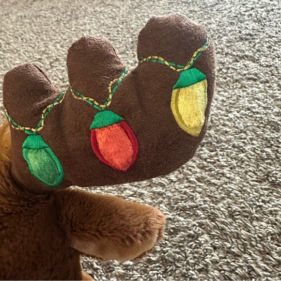 Build-A-Bear Brown Light up Moose with Colorful Antlers - Picture 8 of 12